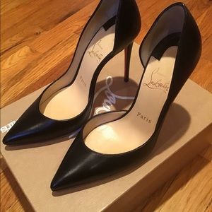 Christian Louboutin Iriza 100 Nappa Black Heels